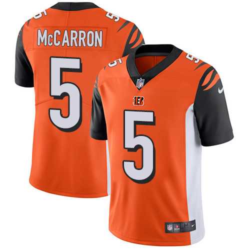 Nike Cincinnati Bengals #5 AJ McCarron Orange Alternate NFL Vapor Untouchable Limited Jersey,We sell and wholesale Nike Cincinnati Bengals #5 AJ McCarron Orange Alternate NFL Vapor Untouchable Limited Jersey on line form chian!